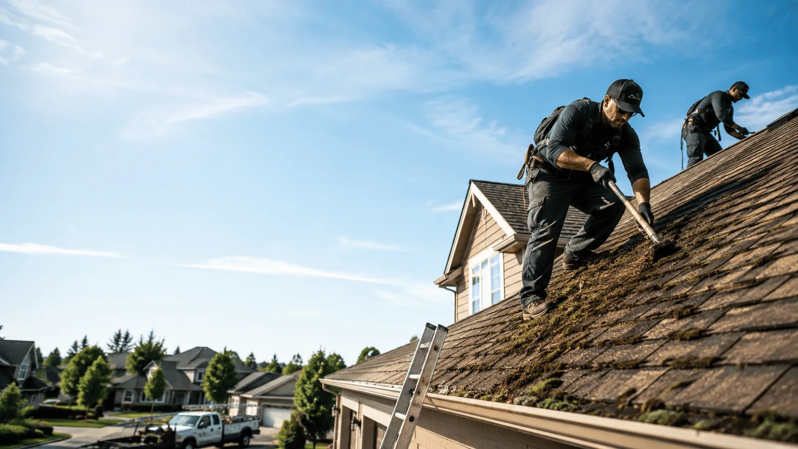Roof Moss Removal in Higgins, TX near me